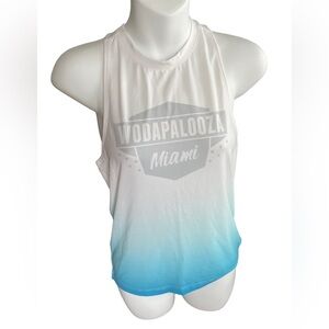 Nobull Wodapalooza Miami Dip-Dye Tank Top SZ XS